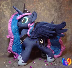 Size: 2414x2304 | Tagged: safe, artist:1stastrastudio, derpibooru import, princess luna, pony, image, irl, jpeg, photo, plushie, solo