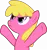 Size: 3261x3494 | Tagged: safe, artist:firlin123, derpibooru import, cherry berry, earth pony, pony, :c, >:c, angry, background pony, female, frown, grumpy, image, mare, png, rainbowshining, raised hoof, raised hooves, reaction image, show accurate, simple background, solo, transparent background, upset, vector