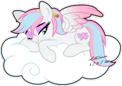 Size: 3007x2142 | Tagged: safe, artist:velvetcharm, derpibooru import, oc, oc:alyssa heartsocks, unofficial characters only, pegasus, pony, 2d, adorasexy, colored wings, cute, female, feral, gradient wings, image, inkscape, pegasus oc, png, ponyscape, sexy, solo, solo female, sticker design, vector, wingding eyes, wings