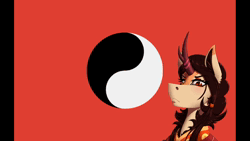 Size: 1280x720 | Tagged: safe, derpibooru import, oc, oc:rising sun, unofficial characters only, kirin, equestria at war mod, animated, i love beijing tiananmen, image, mao zedong, parody, politics, webm