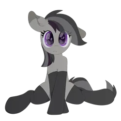 Size: 3500x3500 | Tagged: safe, artist:ponkus, derpibooru import, oc, oc:rocky karst, earth pony, hybrid, kirin, pony, :3, clothes, cute, fangs, female, hybrid oc, hybrid pony, image, mare, png, simple background, socks, solo, transparent background