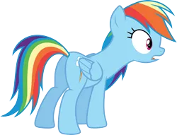 Size: 3921x3000 | Tagged: safe, artist:cloudy glow, derpibooru import, rainbow dash, pegasus, pony, g4, female, image, png, simple background, solo, transparent background, vector