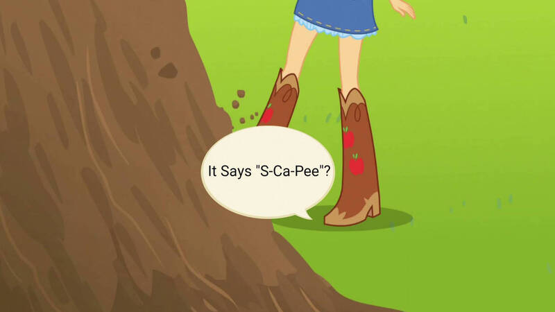 Size: 1192x670 | Tagged: safe, derpibooru import, applejack, equestria girls, g4, boots, clothes, cowboy boots, dirt mound, high heel boots, image, jpeg, shoes, solo