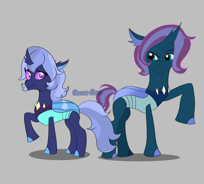 Size: 5472x4924 | Tagged: safe, derpibooru import, oc, unofficial characters only, changedling, changeling, changepony, hybrid, g4, changedling oc, changeling oc, cute, image, next generation, offspring, parent:pharynx, parent:princess luna, parents:lunarynx, png, ponysona, raised hoof, siblings, simple background