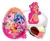 Size: 500x414 | Tagged: safe, derpibooru import, official, izzy moonbow, sunny starscout, zipp storm, g5, 2d, brazil, brazilian portuguese, chocolate, chocolate egg, food, image, jpeg, looking at you, merchandise, smiling, standing, surprise egg, toy