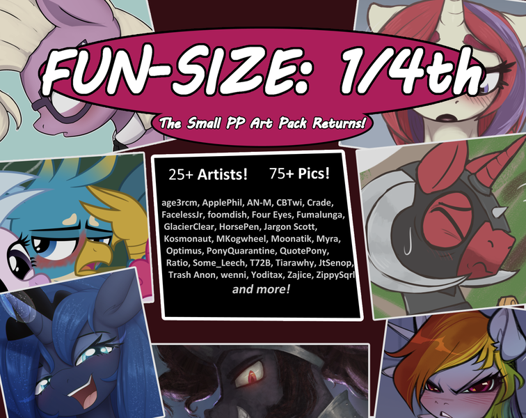 Size: 1575x1250 | Tagged: suggestive, artist:_ton618_, artist:age3rcm, artist:an-m, artist:applephil, artist:blvckmagic, artist:cold-blooded-twilight, artist:cosmonaut, artist:crade, artist:fumalunga, artist:glacierclear, artist:horsepen, artist:jargon scott, artist:mkogwheel, artist:moonatik, artist:myra, artist:niggerfaggot, artist:pony quarantine, artist:quotepony, artist:ratiodaze, artist:t72b, artist:tiarawhy, artist:tjpones, artist:trash anon, artist:wenni, artist:yoditax, artist:zajice, artist:zippysqrl, derpibooru import, big macintosh, gallus, grace manewitz, king sombra, moondancer, princess luna, rainbow dash, silverstream, earth pony, gryphon, hippogriff, pegasus, pony, unicorn, art pack:fun size 1/4th, advertisement, angry, art pack, art pack cover, blushing, embarrassed, explicit source, female, grumpy, horn, image, laughing, looking at you, male, mare, png, reacting to nudity, small penis appreciation, small penis humiliation, smiling, stallion