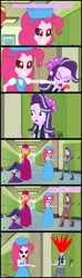 Size: 1920x6480 | Tagged: semi-grimdark, artist:cartoonmasterv3, derpibooru import, pinkie pie, starlight glimmer, sunset shimmer, twilight sparkle, human, equestria girls, g4, berserk, berserker, british, clothes, death, dress, humanized, image, long dress, long skirt, lost control, nightmare fuel, png, rage, skirt