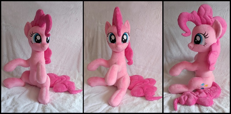 Size: 2266x1122 | Tagged: safe, artist:littlefairyswonders, derpibooru import, pinkie pie, pony, image, irl, jpeg, photo, plushie, solo