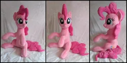 Size: 2266x1122 | Tagged: safe, artist:littlefairyswonders, derpibooru import, pinkie pie, pony, image, irl, jpeg, photo, plushie, solo