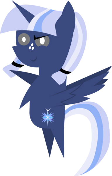 Size: 742x1162 | Tagged: safe, artist:carrotorangelight, derpibooru import, oc, oc:bluebright cobalt, alicorn, original species, pony, bipedal, image, png, pointy ponies, raised hoof, solo, spread wings, umbra pony, wings