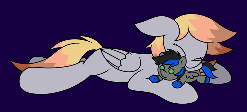 Size: 4032x1830 | Tagged: safe, artist:derpyalex2, derpibooru import, oc, oc:tweety, oc:tweety birb, unofficial characters only, pegasus, pony, commission, digital art, image, lying down, pegasus oc, plushie, png, simple background, wings