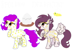 Size: 1032x774 | Tagged: safe, artist:meghan12345, derpibooru import, ponified, earth pony, pony, g4, battle for dream island, chest fluff, cutie mark, ear fluff, eggy (battle for dream island), eyeshadow, female, hoof fluff, hoof on neck, image, lidded eyes, makeup, mare, open mouth, png, simple background, spots, tail, tail fluff, transparent background