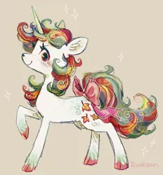 Size: 731x788 | Tagged: safe, artist:lutraviolet, derpibooru import, gusty, pony, g1, g4, bow, g1 to g4, generation leap, image, jpeg, simple background, solo, tail, tail bow