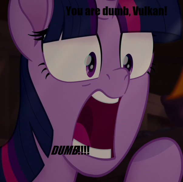 Size: 776x772 | Tagged: safe, derpibooru import, edit, edited screencap, screencap, twilight sparkle, twilight sparkle (alicorn), alicorn, g4, my little pony: the movie, bro trip 40k, comic, corvus corax, if the emperor had a text-to-speech device, image, png, screencap comic, vulkan, warhammer (game), warhammer 40k