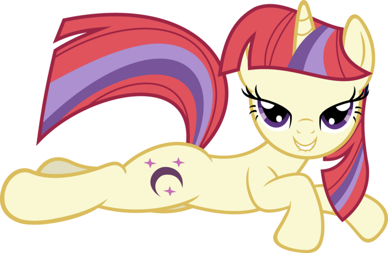 Size: 1280x833 | Tagged: suggestive, artist:s-class-destroyer, ponerpics import, moondancer, pony, unicorn, female, image, looking at you, lying down, mare, png, sexy, simple background, solo, transparent background, vector