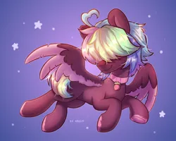 Size: 2048x1638 | Tagged: safe, artist:shelti, ponerpics import, oc, unofficial characters only, pony, covering eyes, female, flying, image, jpeg, mare, solo