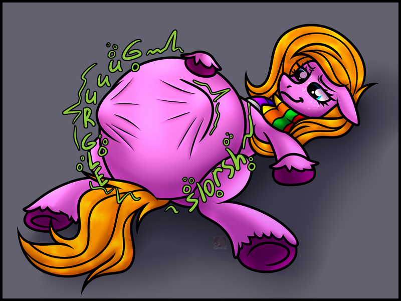 Size: 4000x3000 | Tagged: suggestive, artist:sadfloorlamp, derpibooru import, oc, oc:smooth poitin, earth pony, pony, commissioner:thecoolmule, digestion, female, image, mare, png, unwilling prey, unwilling vore, vore