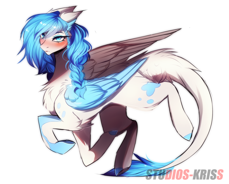 Size: 3016x2422 | Tagged: safe, artist:krissstudios, derpibooru import, oc, oc:akuma, pegasus, pony, female, image, mare, png, solo