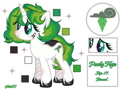 Size: 9244x6744 | Tagged: safe, artist:p3ar07, derpibooru import, oc, ponified, unofficial characters only, pony, unicorn, g4, ask, base used, bisexuality, cutie mark, female, horn, image, lgbt, lgbtq, png, reference sheet, solo, unicorn oc