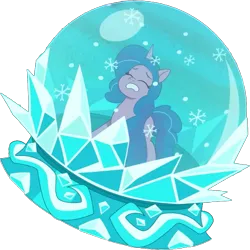 Size: 773x774 | Tagged: safe, derpibooru import, editor:pascalmulokozi2, izzy moonbow, unicorn, g5, female, horn, image, png, simple background, snow globe, solo, transparent background