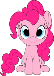 Size: 711x1000 | Tagged: safe, artist:youtooz, derpibooru import, pinkie pie, earth pony, pony, cute, diapinkes, female, front view, image, mare, png, simple background, smiling, solo, transparent background, youtooz