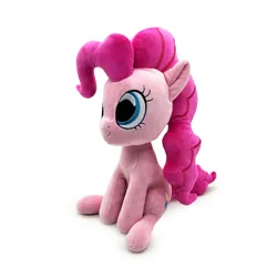 Size: 1500x1500 | Tagged: safe, artist:youtooz, derpibooru import, pinkie pie, earth pony, pony, cute, diapinkes, image, irl, photo, pinkie pie plushie, plushie, png, simple background, white background, youtooz