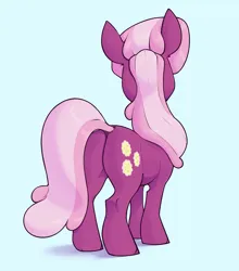 Size: 1679x1906 | Tagged: safe, artist:aquaticvibes, derpibooru import, cheerilee, earth pony, pony, butt, female, flowerbutt, image, mare, plot, png, solo