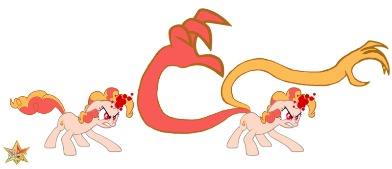 Size: 4000x1728 | Tagged: safe, derpibooru import, oc, oc:pizza pie, ponified, unofficial characters only, food pony, original species, pizza pony, pony, unicorn, fanfic:full friendship's magic, fimfiction, food, horn, image, magic, pizza, png, rage, simple background, transparent background