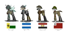 Size: 7500x4050 | Tagged: safe, artist:incrediblepanzer, derpibooru import, changeling, deer, earth pony, pony, zebra, equestria at war mod, image, jpeg, olenia, schizocanon, stalliongrad