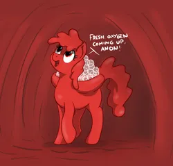 Size: 2058x1969 | Tagged: safe, artist:eels, ponified, pony, /mlp/, 4chan, blood, drawthread, female, il était une fois la vie, image, implied anon, mare, micro, once upon a time life, oxygen, png, red blood cell, solo, talking