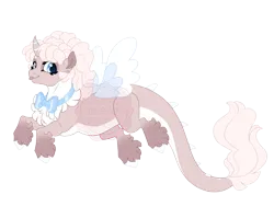 Size: 4400x3500 | Tagged: safe, artist:gigason, derpibooru import, oc, oc:button, draconequus, female, image, offspring, parent:discord, parent:lily lace, png, simple background, solo, tongue out, transparent background