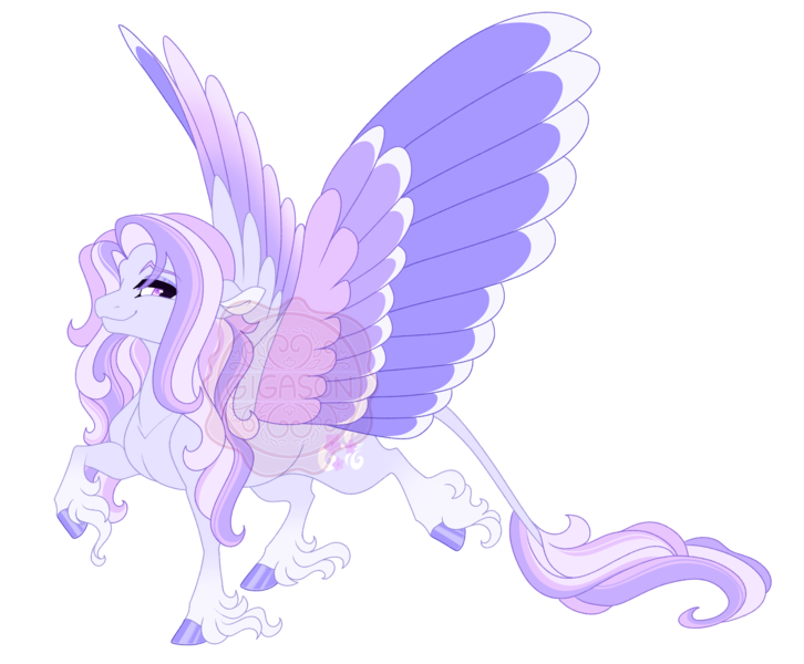 Size: 4600x3800 | Tagged: safe, artist:gigason, derpibooru import, oc, oc:lilly wind, pegasus, pony, absurd resolution, colored wings, female, image, magical lesbian spawn, mare, multicolored wings, offspring, parent:fleur-de-lis, parent:flitter, png, simple background, solo, transparent background, unshorn fetlocks, wings