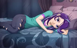 Size: 1280x800 | Tagged: safe, artist:uotapo, color edit, derpibooru import, edit, editor:overlord 2, starlight glimmer, human, equestria girls, g4, colored, image, jpeg, skin color edit, solo