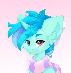 Size: 1610x1640 | Tagged: safe, artist:shooshaa, ponerpics import, oc, unofficial characters only, pony, bust, heterochromia, image, jpeg, male, stallion