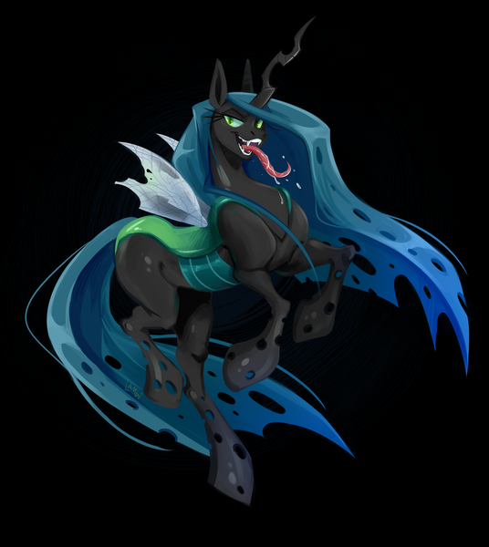 Size: 3473x3887 | Tagged: safe, artist:1an1, derpibooru import, queen chrysalis, changeling, changeling queen, female, image, png, solo