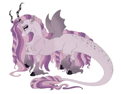 Size: 5000x3900 | Tagged: safe, artist:gigason, derpibooru import, oc, oc:damask, draconequus, absurd resolution, female, image, offspring, parent:discord, parent:fleur-de-lis, png, simple background, solo, transparent background