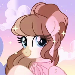 Size: 1220x1220 | Tagged: safe, artist:cstrawberrymilk, derpibooru import, oc, oc:strawberry milk, pegasus, pony, bust, female, image, jpeg, mare, portrait, solo