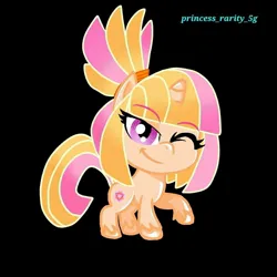 Size: 1000x1000 | Tagged: safe, derpibooru import, oc, ponified, pony, unicorn, my little pony: pony life, cute, cutie mark, fiksiki, fixiki, horn, image, jpeg, ocbetes, one eye closed, simka, solo, stars, the fixies, wink