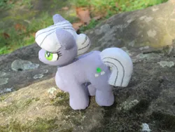 Size: 2307x1731 | Tagged: safe, alternate version, artist:malte279, derpibooru import, part of a set, limestone pie, earth pony, pony, g4, animated, concrete, craft, female, image, jpeg, mare, outdoors, sculpture, solo, ytong