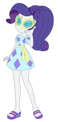 Size: 1900x3982 | Tagged: safe, artist:gmaplay, derpibooru import, rarity, equestria girls, g4, equestria girls specials, glasses, glasses rarity, image, my little pony equestria girls: spring breakdown, png, ponytail, solo