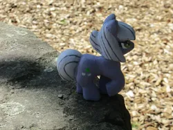 Size: 2609x1957 | Tagged: safe, alternate version, artist:malte279, derpibooru import, part of a set, limestone pie, earth pony, pony, g4, animated, concrete, craft, female, image, jpeg, mare, outdoors, sculpture, solo, ytong