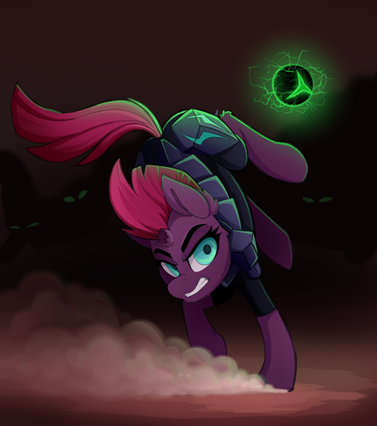 Size: 3100x3500 | Tagged: safe, artist:rainbowfire, derpibooru import, tempest shadow, pony, unicorn, g4, my little pony: the movie, action pose, armor, badass, broken horn, canon, clothes, cute, female, fight, gritted teeth, high res, horn, image, jacket, mare, my little pony, night, obsidian orb, png, simple background, sketch, solo, teeth, tempestbetes