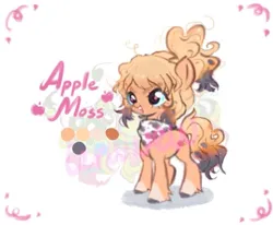 Size: 669x550 | Tagged: safe, artist:leruwew, derpibooru import, oc, oc:apple moss, unofficial characters only, earth pony, pony, adoptable, female, image, mare, neckerchief, png, solo