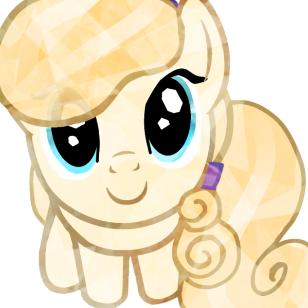 Size: 751x752 | Tagged: safe, anonymous artist, derpibooru import, golden wheat, crystal pony, g4, games ponies play, cute, from above, image, meme, png