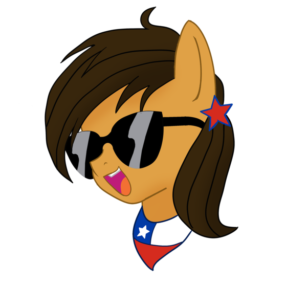 Size: 2000x2000 | Tagged: safe, artist:archooves, derpibooru import, oc, oc:chilenia, ponified, unofficial characters only, earth pony, pony, chile, image, nation ponies, png, simple background, solo, sunglasses, transparent background