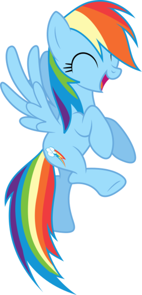 Size: 353x734 | Tagged: safe, artist:dashiesparkle, derpibooru import, rainbow dash, pegasus, pony, call of the cutie, g4, ^^, cute, dashabetes, eyes closed, female, flying, image, mare, open mouth, png, simple background, solo, transparent background