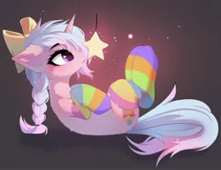 Size: 4096x3145 | Tagged: safe, artist:empress-twilight, ponerpics import, oc, unofficial characters only, pony, abstract background, clothes, female, hooves, image, jpeg, mare, on back, socks, stars