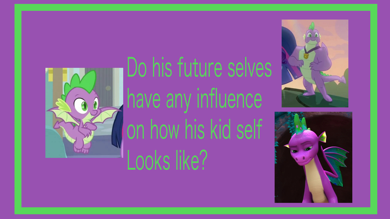 Size: 3840x2160 | Tagged: safe, derpibooru import, spike, anthro, dragon, g4, g5, my little pony: tell your tale, 15, bodyshape, bodysize, future self, future selves, image, jpeg, please be accurate to the mlp canon, q15, question, read description, winged spike, wings