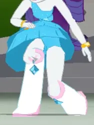 Size: 499x663 | Tagged: suggestive, derpibooru import, rarity, human, equestria girls, g4, blue panties, clothes, fall formal, fall formal outfits, humanized, image, jpeg, skirt, upskirt