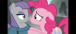 Size: 1600x720 | Tagged: safe, derpibooru import, screencap, maud pie, pinkie pie, earth pony, pony, g4, female, image, jpeg, outdoors, siblings, sisters